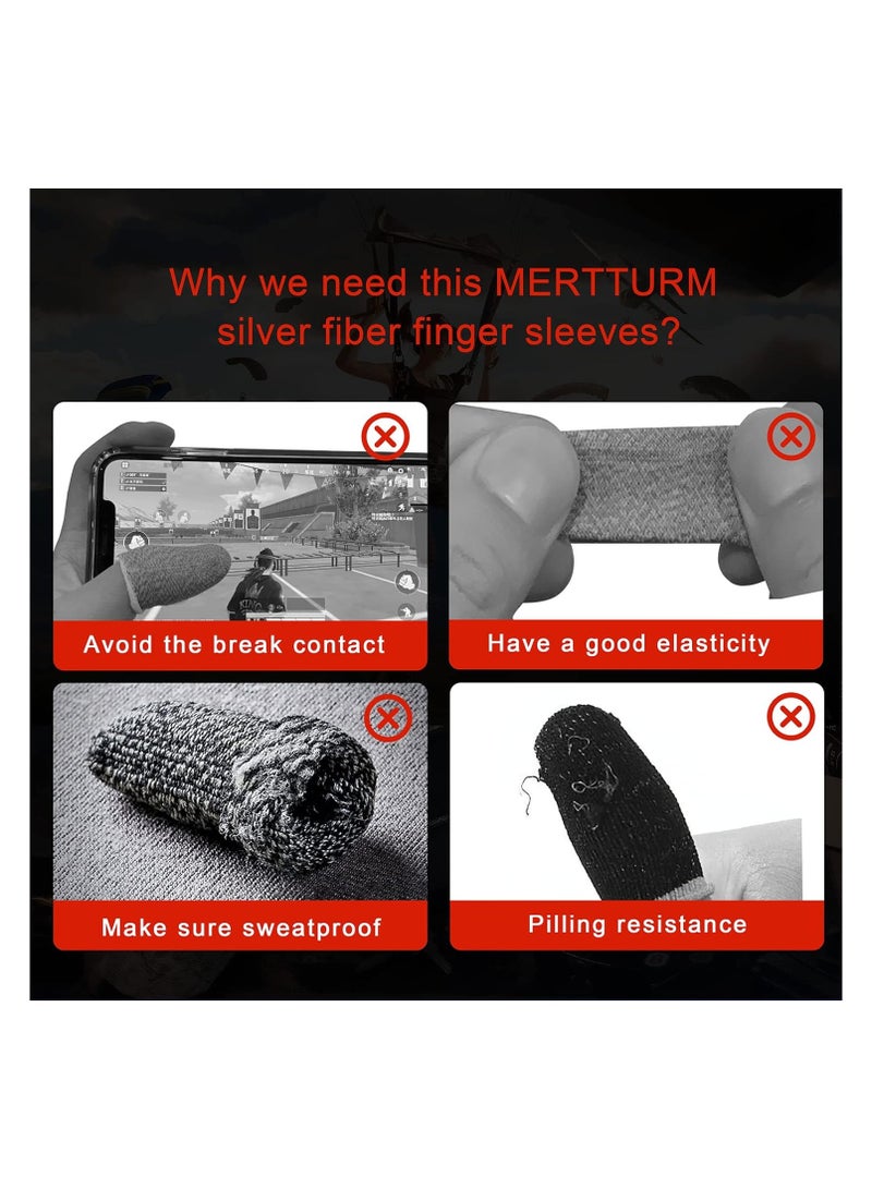 Gaming Finger Sleeves for Mobile Gaming 2PCS  - Image 3