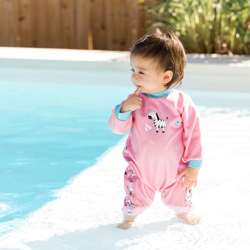 Splash About Warm in One Baby Wetsuit Nina's Ark, 6-12 Months - Image 3