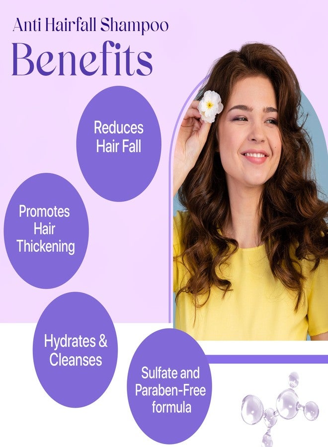SiyaAyurveda شامبو سيا أيورفيدا المضاد لتساقط الشعر، غني بالريدينسيل للشعر التالف، يُرمم الشعر بعمق، ويُغذيه. خالٍ من الكبريتات والبارابين. - Image 4