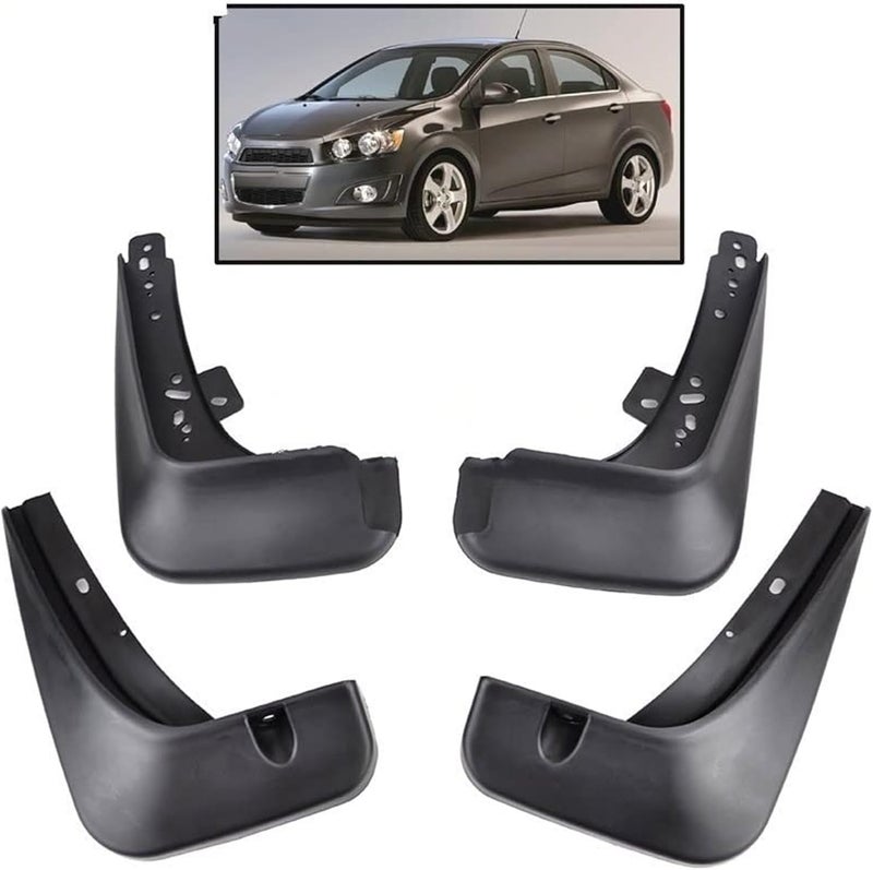 QASULER Car Mudguards for Aveo and Sonic - Image 2
