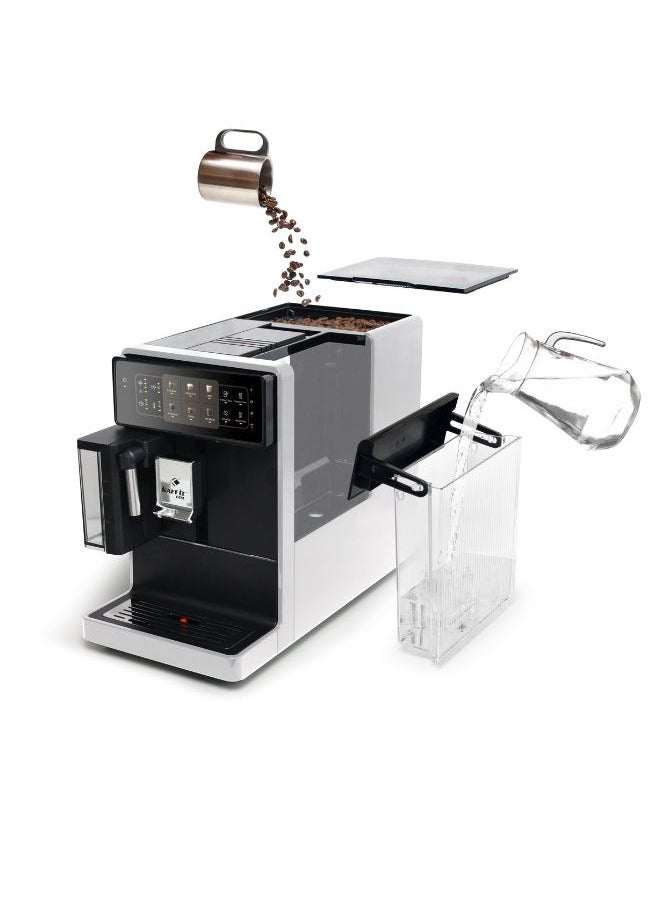 KAFFIT - Kaffit A3 White Fully Automatic Coffee Machine with Auto Cappuccino, Grinder Bean to Cup, 6 Beverages, Customized Coffee Recipes, Best for Home & Office - Image 1