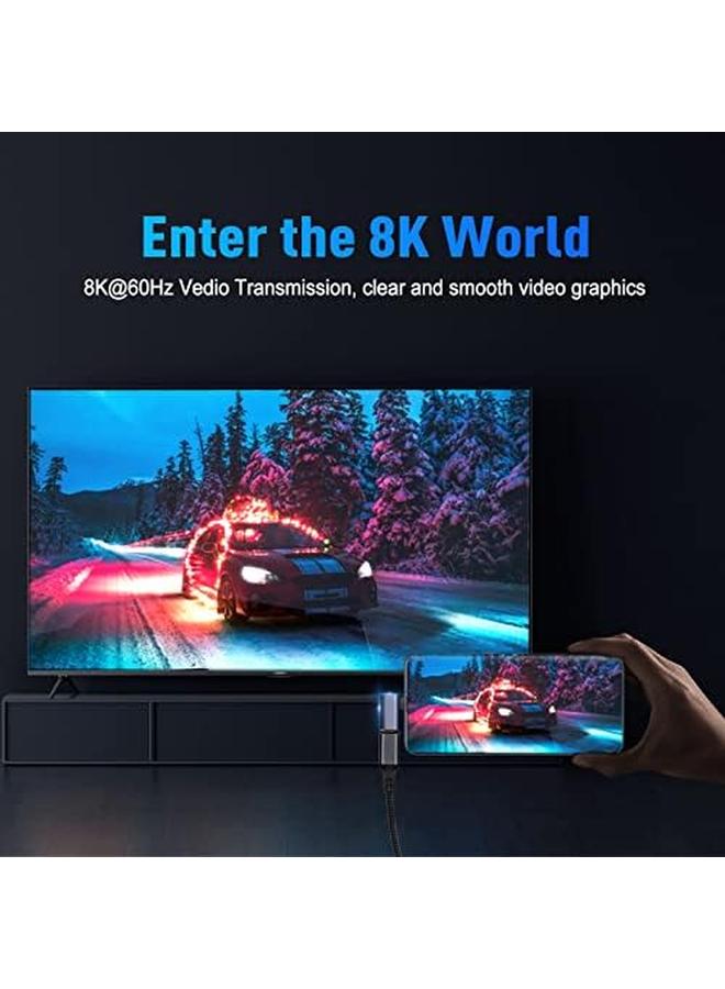 في كوم محول USB C بزاوية 90 درجة، قطعتان، 40 جيجابت في الثانية لنقل البيانات، USB Type C ذكر إلى أنثى، موسع بزاوية قائمة لجهاز Steam Deck، كمبيوتر محمول، هاتف محمول، لوحي - Image 5