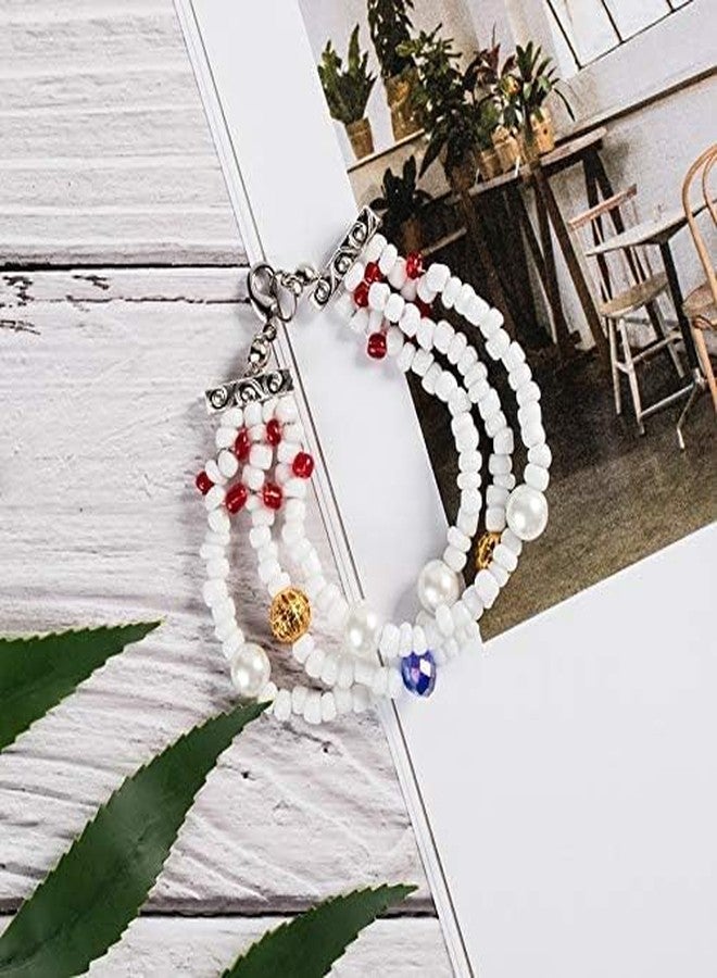 Dhruv Crafts Premium 11/0 Seed Beads Perfect Jewelry Making Embroidery Crafts Necklace Bracelet Designs Professional Quality Bulk Pack - 2mm 150gm 23400 Pcs | White - Image 5