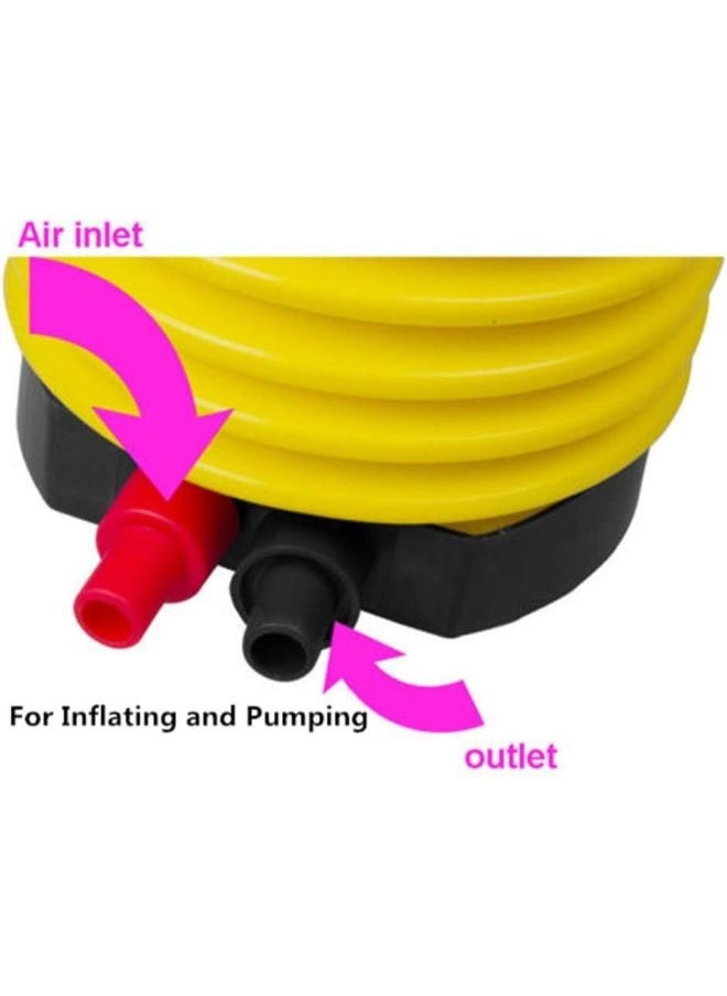 Generic - Portable Manual PVC Foot Pump Inflator Portable for Mattresses Sofas Balloons Swim Rings Pillow Inflatable - Image 1