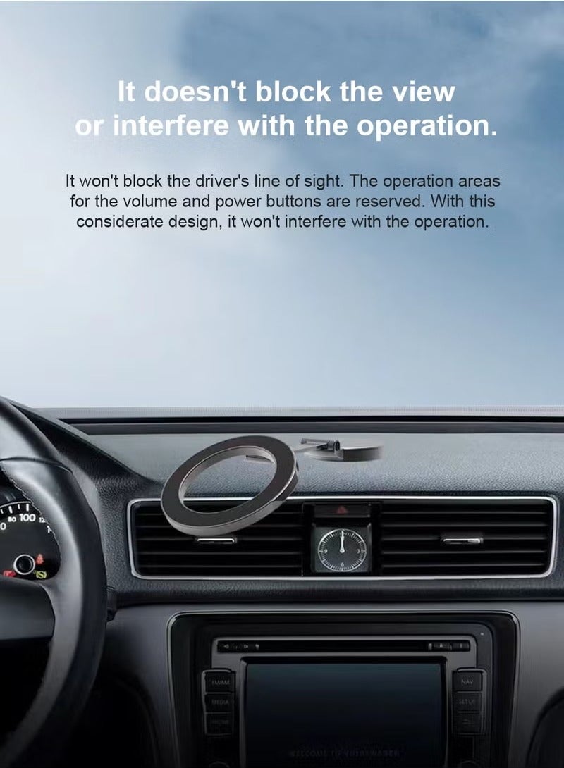 MIGOFAST Magsafe Car Mount Phone Car Holder 360° Rotation Strong Magnet for iPhone series easy to use - Image 5