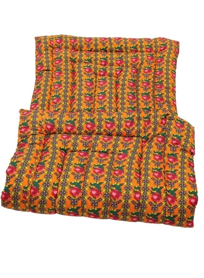 Shalki Cotton Sleeping Mat For Camps And Rest Houses, Soft To The Touch, Made Of High-Quality Materials, Natural Cotton Mat For One Person, Size 190*90*6 Cm  - Image 4