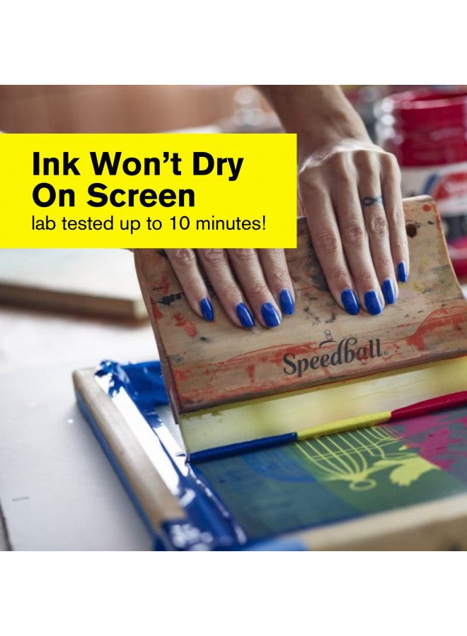 Speedball Fabric Screen Printing Ink, 8-Ounce, Yellow for T-Shirt and Silkscreen Printmaking - Image 4
