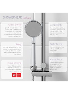 DailyCha-E Korean Shower Head and Twin Shower Filter Set B - With Vitapresso Vitamin Shower Capsule - Water Filter For Healthy Skin And Hair - Chlorine Removal - Brightening, Antioxidant, Aromatherapy  - Image 4