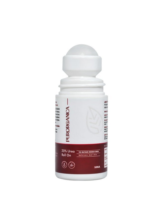 OUKEYA 20% Urea Foot Roll On Cracked Heel Repair Feet Cream 50 Ml Foot cream, Foot Care For Diabetic, For Dry & Cracked Feet, Moisturizes & Soothes Feet, Heel Repair, For Calloused, or Chapped Skin Foot Cream For Rough, Dry and Cracked Heel, With 2% Lactic Acid, Olive Oil & Vitamin E - Image 1