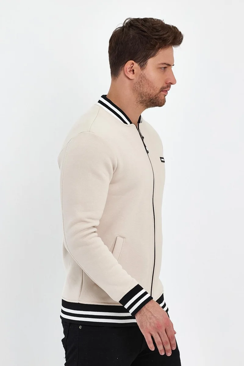 الكسندر جاردي Unlined Raised Oversize College Jacket Coat (E23-0019 00)