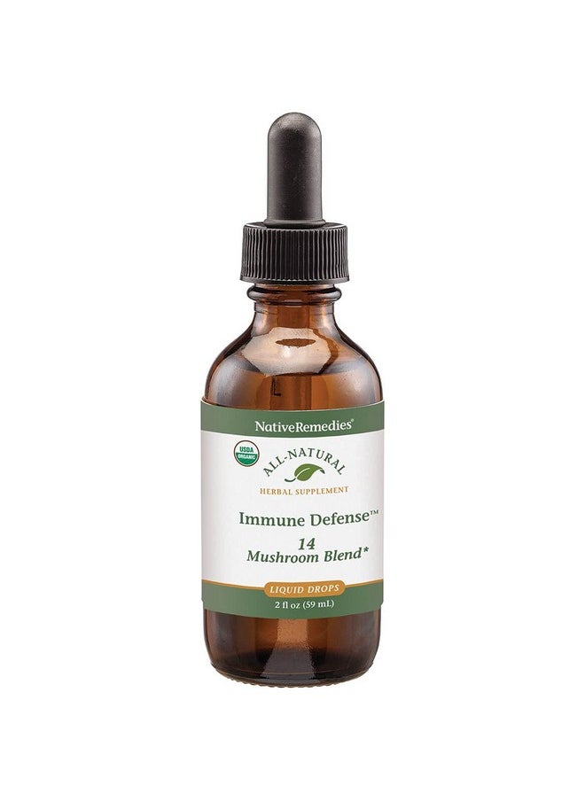Native Remedies Native Remedies Immune Defense 14 Mushroom Blend to Protect and Maintain Immune System Function, 2 Fl oz.  - Image 1