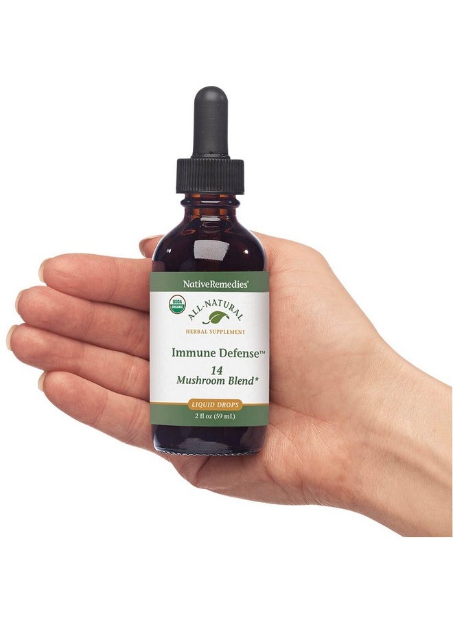 Native Remedies Native Remedies Immune Defense 14 Mushroom Blend to Protect and Maintain Immune System Function, 2 Fl oz.  - Image 4