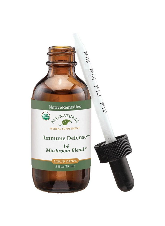 Native Remedies Native Remedies Immune Defense 14 Mushroom Blend to Protect and Maintain Immune System Function, 2 Fl oz.  - Image 2