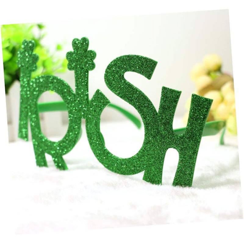 Green Shamrock Glasses For St Patricks Day Party Novelty Eye Glasses For Adults And Kids - Image 3