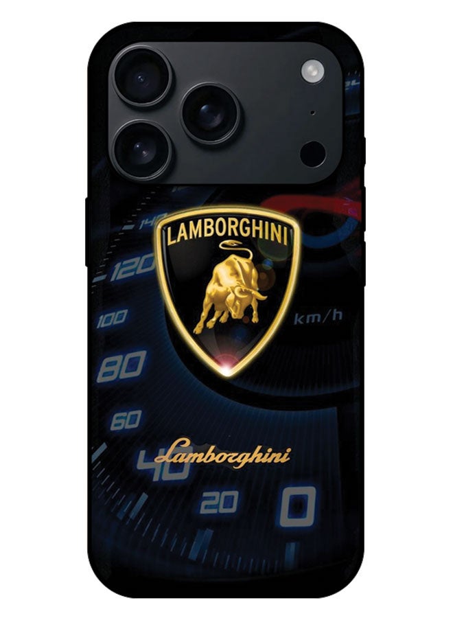 Printed Protective Case Cover For Apple iPhone 17 Pro Max -  Lamborghini Logo
