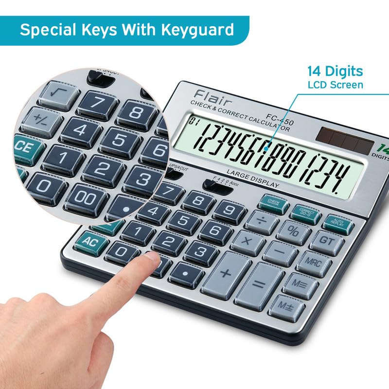 FLAIR FC-450 Desktop Series Electronic Calculator - Image 2