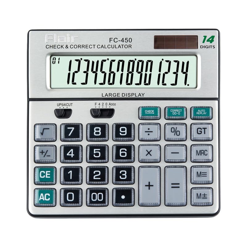 FLAIR FC-450 Desktop Series Electronic Calculator - Image 1