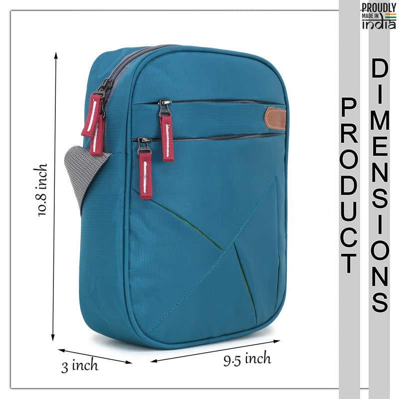Dezire Crafts Sling Stylish Cross Body Travel Office Business Messenger Shoulder Bag with Multi-Pocket Zip Closure and Adjustable Straps for Men & Women (DC SLING BAGS 615) - Image 5