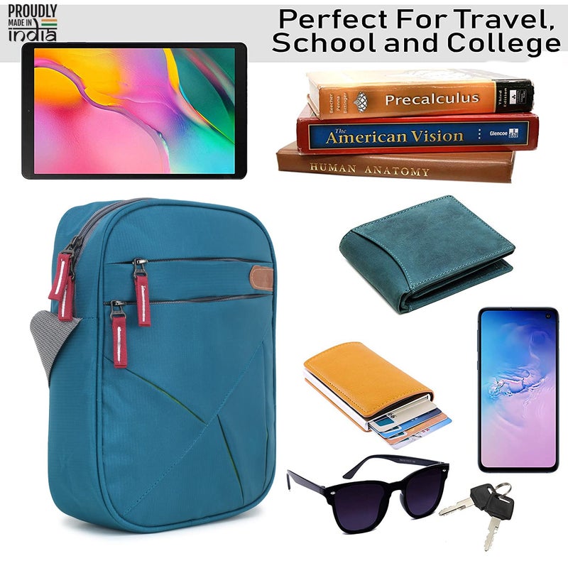 Dezire Crafts Sling Stylish Cross Body Travel Office Business Messenger Shoulder Bag with Multi-Pocket Zip Closure and Adjustable Straps for Men & Women (DC SLING BAGS 615) - Image 3