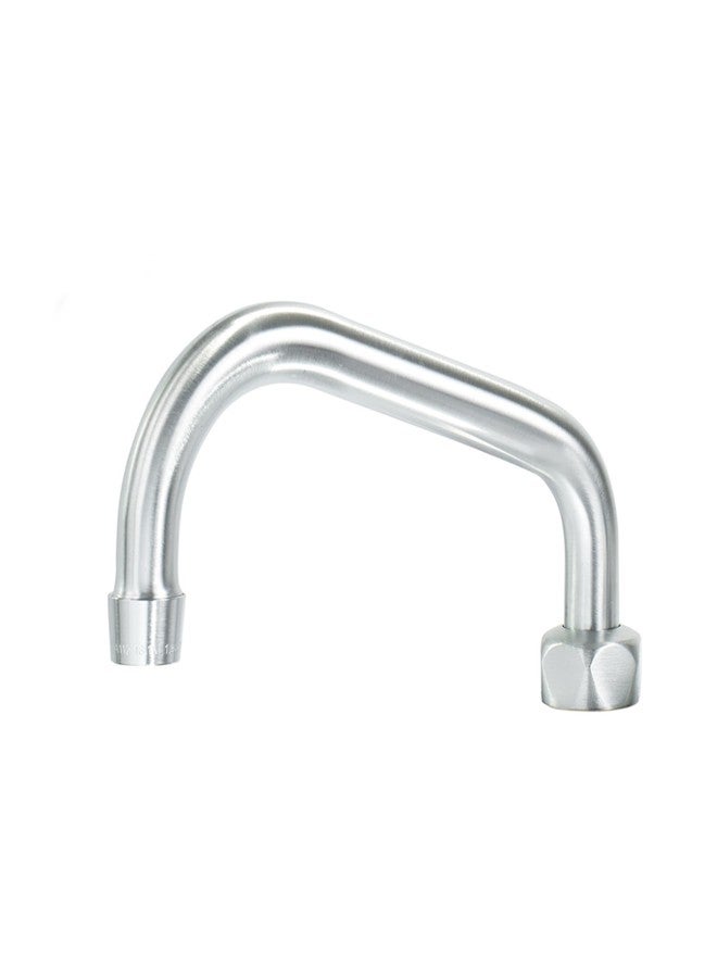 Krowne DX-420 Krowne Diamond Series, 6" Swing Spout, 1.8GPM Aerator, Ultra-Polish Satin Finish, Solid Chrome Plated Brass Body, Fits All Diamond Series Faucets, Double O-Ring Construction - Image 1