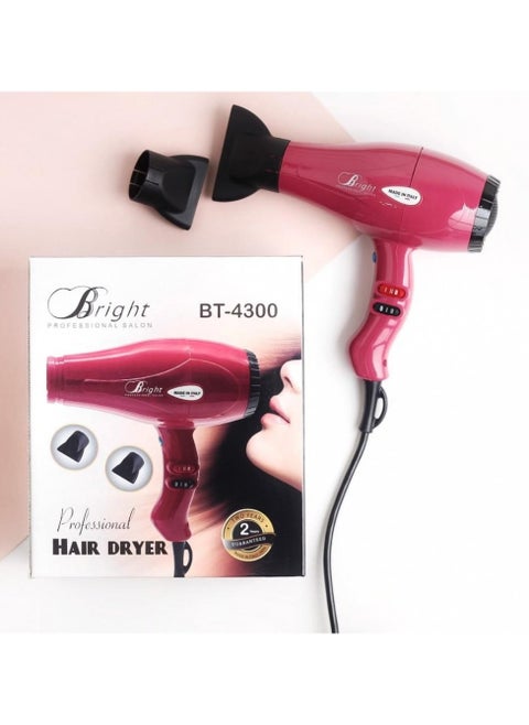 Professional hair dryer from bright Italy BT-4300