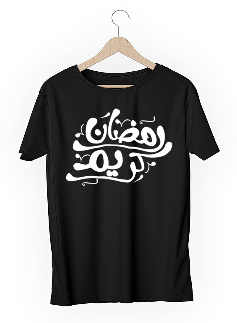 عالم الموضة تيشرت قطن بطباعة عالية الجودة بتصميم رمضان - Image 3