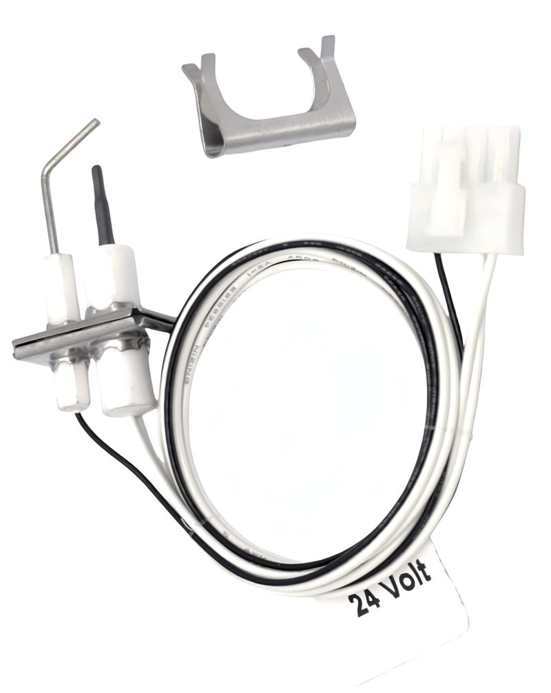 BGD Q3400A1024U Fireplace 24V Flame Rod Sensor Igniter Fit for Honeywell Q3450 Q3480 Q3620 R42640001 Replacement SV9500M Valve Igniters Flame Rod Assembly