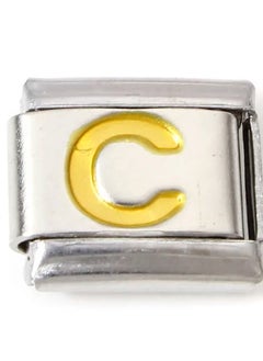 Tiktok Hot Selling 9MM Stainless Steel Original Charm Gold Letter Module Stitching Bohemian DIY Jewelry Bracelet 0310-charming gold-c