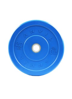 Anvil Fitness ANVILRubber Bumper Plate Blue 20KG  - Image 1