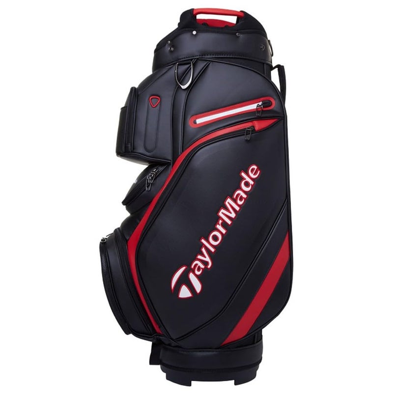 TaylorMade 2023 Deluxe Cart Bag (Black/Red) - Image 2