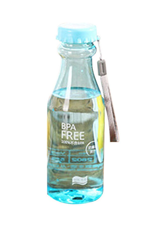 NIBEMINENT 500ml Portable Candy Color Clear Travel Sport Fruit Juice Cup Water Bottle Gift 20*10*20cm  - Image 1