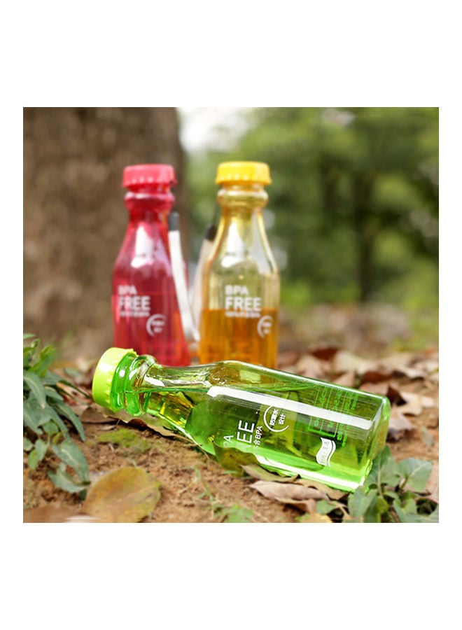 NIBEMINENT 500ml Portable Candy Color Clear Travel Sport Fruit Juice Cup Water Bottle Gift 20*10*20cm  - Image 3