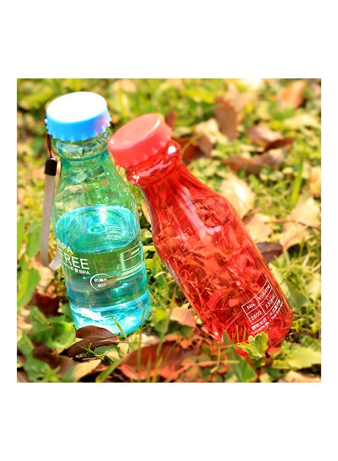 NIBEMINENT 500ml Portable Candy Color Clear Travel Sport Fruit Juice Cup Water Bottle Gift 20*10*20cm  - Image 4