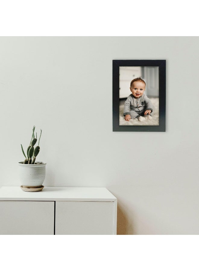 Decorhills DECORHILLS FRAMES & DECOR Rectangular Glass Photo with Wood, Wall Mount Tabletop Display for 4x6 Inches Picture  - Image 2