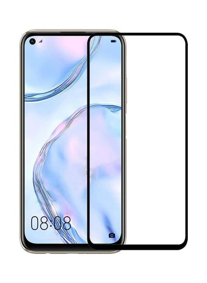 Tempe Glass for Huawei Nova 7i / Y7P / Nova 5T / Nova 4e / Nova 4 / P30 Full Coverage Anti Fingerprint Matte Tempe Glass Black