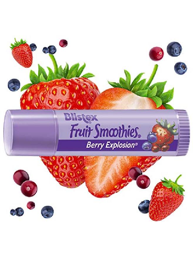 Blistex Fruit Smoothies Lip Balm (3) 0.10 Oz. Sticks Pack Of 12 - Image 4