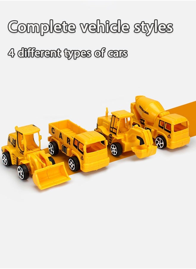 Generic Construction Track Set With 4 Cars And Plenty Of Accessories, Construction Track Car Set, Flexible Track Toy Set, Diy Construction Vehicle Toy, Easy To Assemble  - Image 4