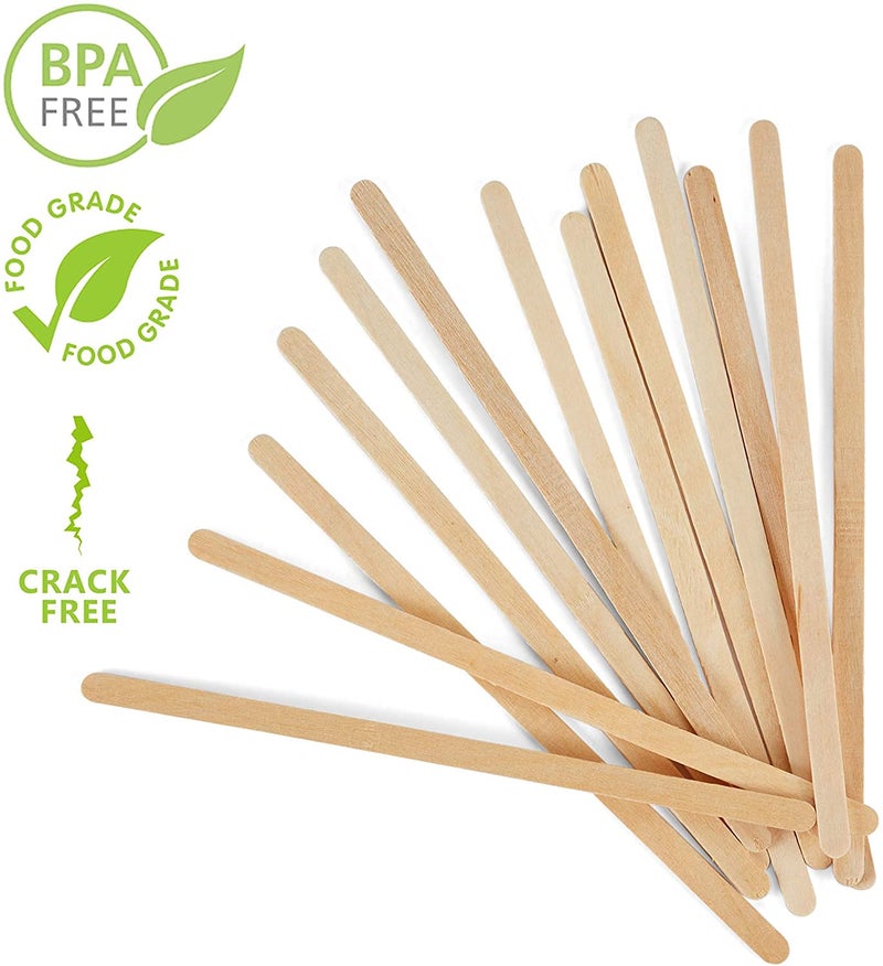 Somani Wood Coffee Beverage Stirrers Coffee Stir Sticks 55 500 Count EcoFriendly Completely Biodegradable Coffee Stirrers For Hot Cold Beverages as Coffee Tea Alternative to Plastic Stirrer - Image 4