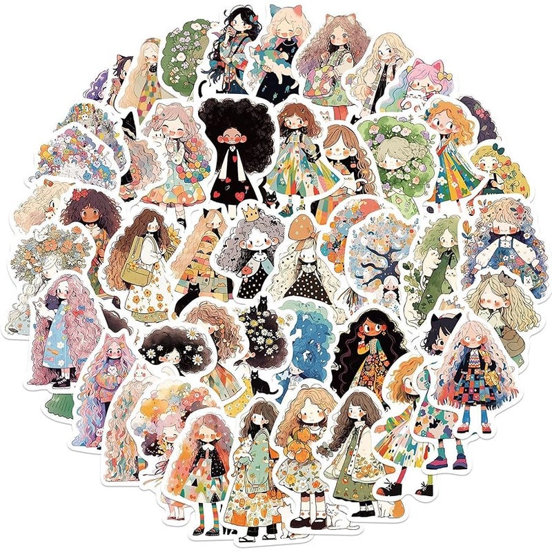 55Pcs Stickers for Water Bottles,Novel Stickers,Vinyl Waterproof Book Sticker for Laptop,Bumper,Water Bottles,Computer,Phone,Hard hat,Car Sticker and Decals