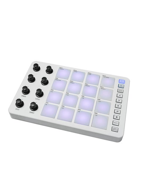 M-VAVE SMC-PAD Launch Pad USB-C Interface, Portable Design, Small Wireless MIDI Controller, Suitable Percussion Keyboard
