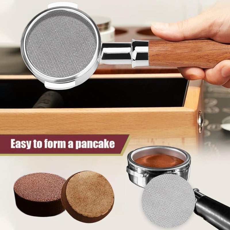عمران كارت Omran Cart Puck screen for 51mm portafilters - Delonghi dedica, homix Espresso Machine150μm Stainless Steel Ultra Thin Coffee Reusable Barista Espresso Screen Mesh - Image 5