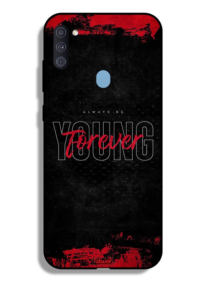 Tolwak Samsung Galaxy A11 Protective Case Cover Forever Young - Image 1