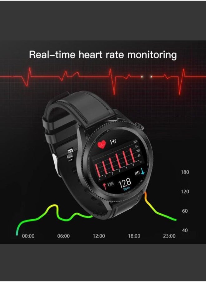 Executive LLC - Health & Fitness Smartwatch with Heart Rate Blood Pressure ECG Monitor Waterproof Watch Fitness Tracker Smartwatch Sports Tracker With 3 Band and Airpods for Men Women - Image 1