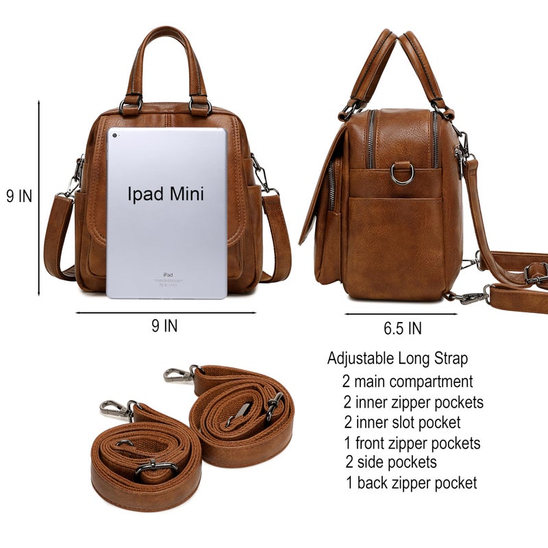 sqlp Small Backpack Purse for Women Fashion Daily Use Purses Back Pack Travel Shoulder Bags - Image 2