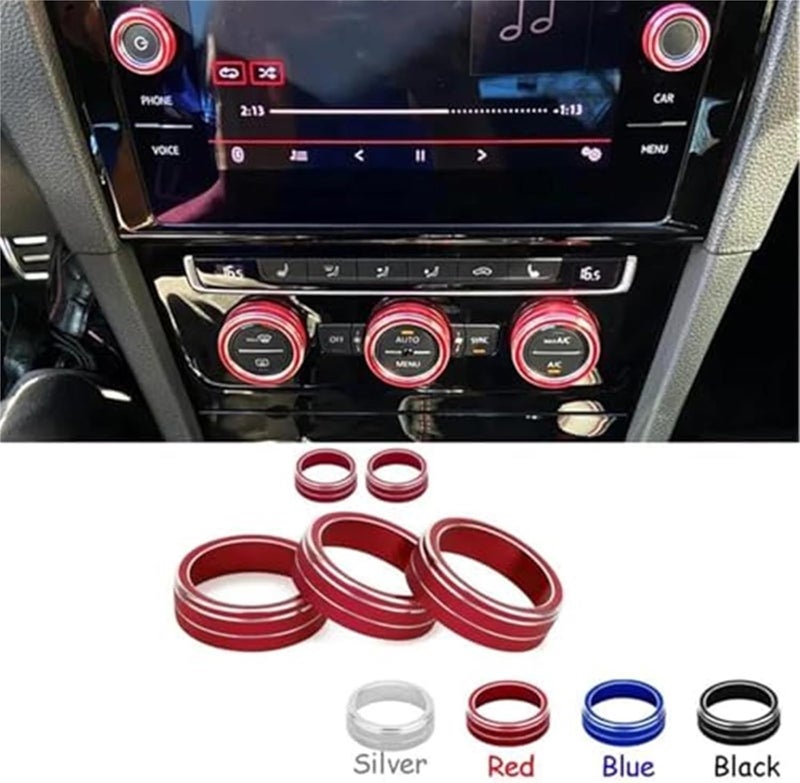 Vuzmode Car Multimedia Button Covers for Golf Mk7 - Image 3