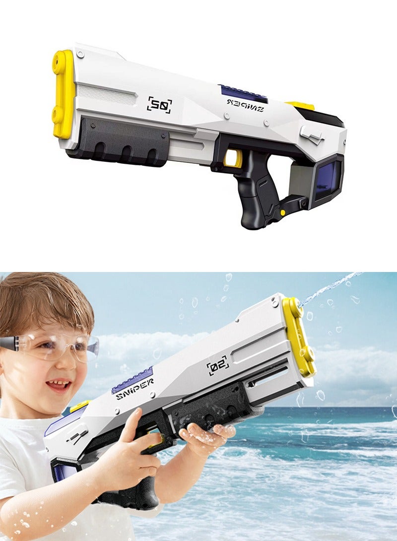 TAPIT Electric Water Squirt Toys, Powerful Squirt Toy for Kids, Double Shooting Mode Fully Auto Water Blasters Long Range 32 Ft, 450ml Large Capacity, Super Water Soaker Outdoor Pool Toys for Kids (Multicolor) - Image 1