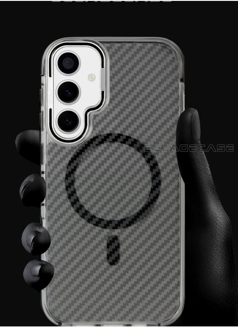 Case with stand for Samsung Galaxy S24 Plus, Solid Camera Protection, Shockproof, Compatible with Magsafe and Wireless Charging