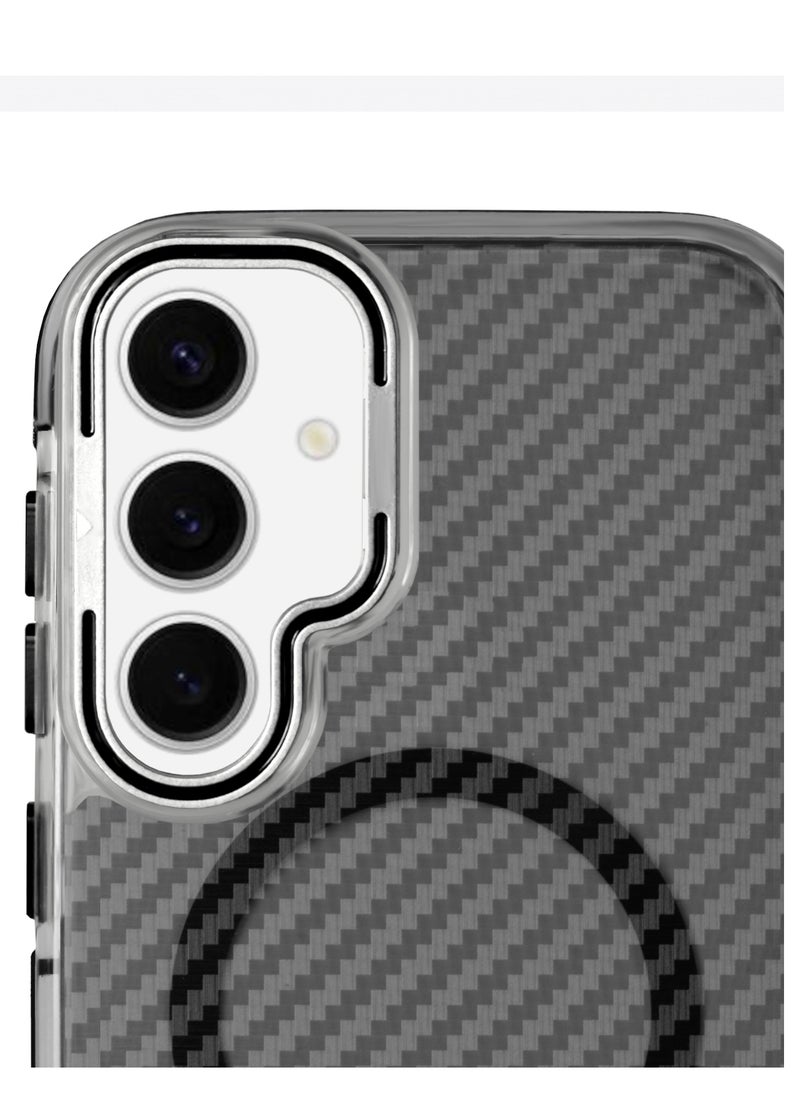 Case with stand for Samsung Galaxy S24 Plus, Solid Camera Protection, Shockproof, Compatible with Magsafe and Wireless Charging