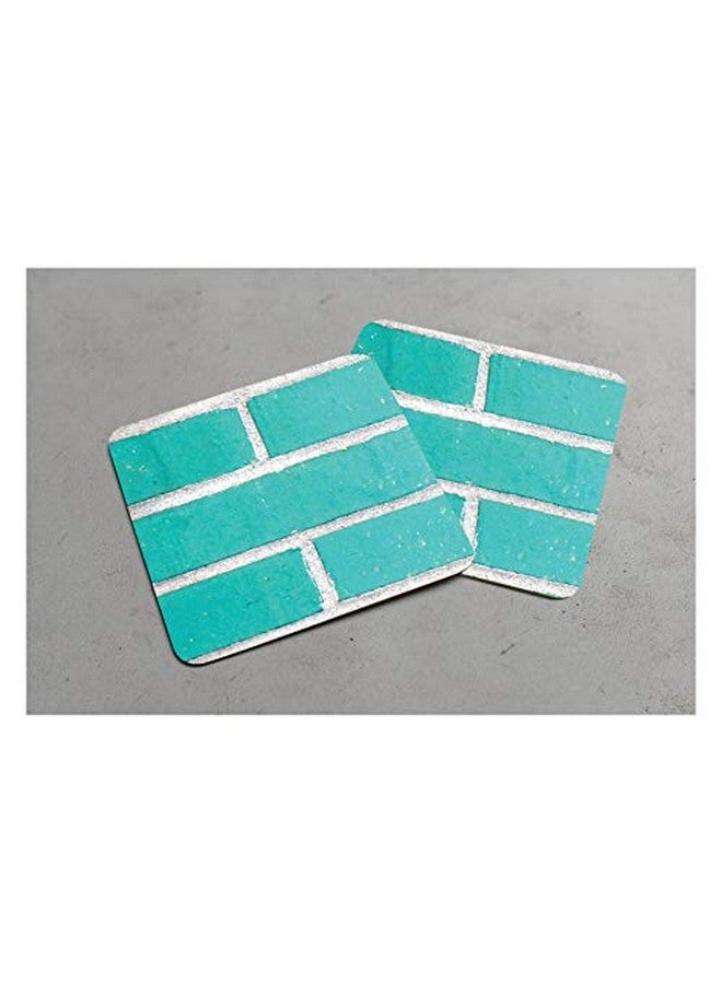 PAPER PLANE DESIGN Wood Coasters For Home (4 x 4 inch, Multicolour) - Image 3