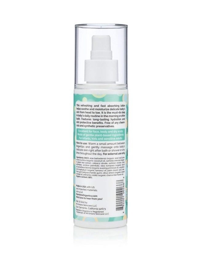 Mambino Organics - Daily Essential Face And Body Lotion, Coconut + Primrose, 5 Fluid Ounces (2 Pack) - Image 1